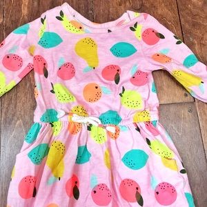 Cat & Jack Fruit Dress 3T